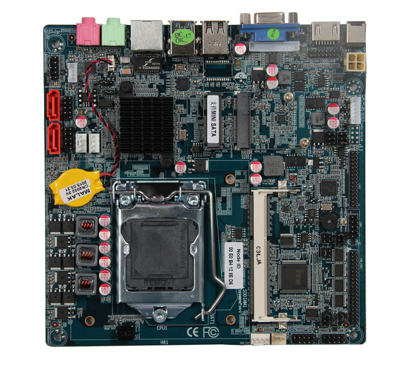 凌壹科技ITX-H81T-6CD8嵌入式主板介绍