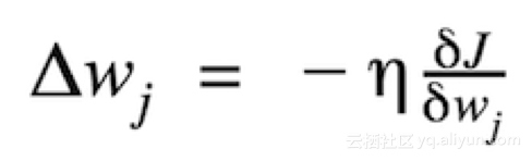 其中η 是学习率