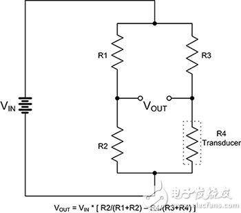 惠斯通电桥示意图
