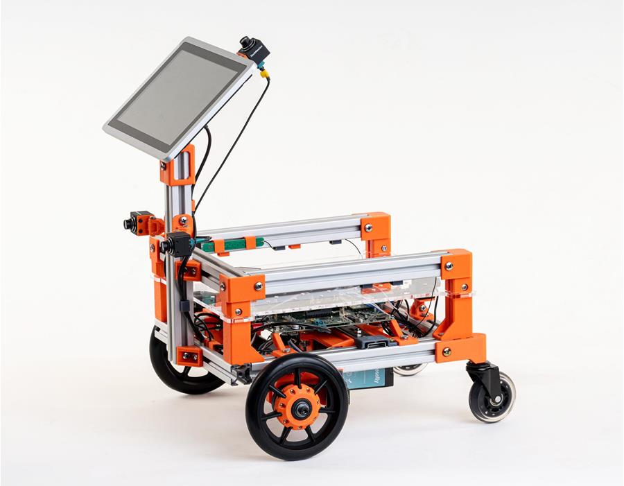 具有底盘的 TechNexion“Rovybot”AMR 演示 (ROVY-4VM-EVK)