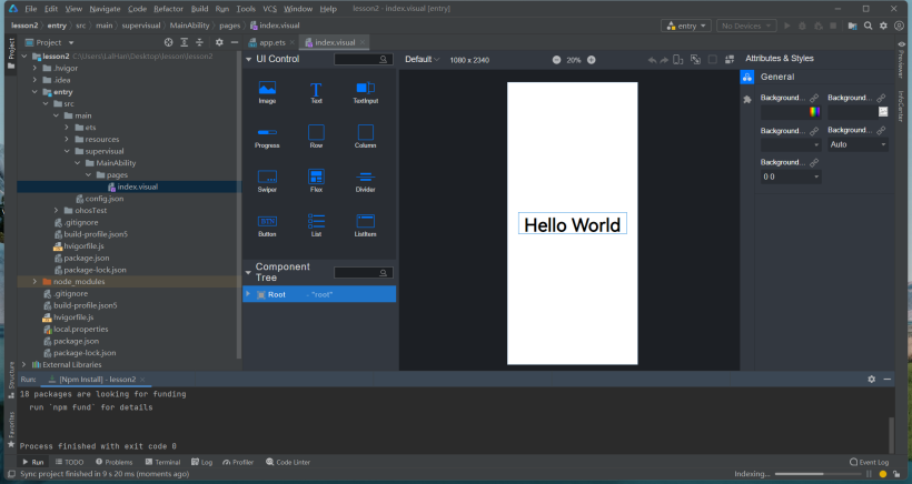 #深入浅出学习eTs#(二)拖拽式UI-开源基础软件社区