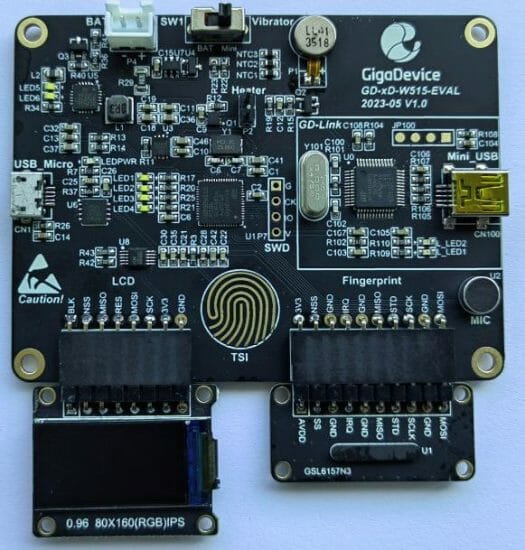 GD32W515 Cortex-M33开发板