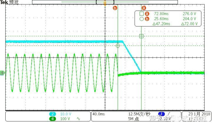 TON_DELAY @ AC100V，100% Load