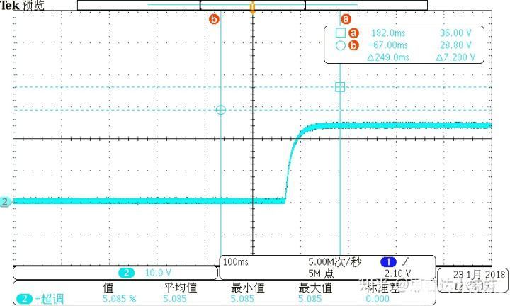 VOVER_SHORT @ AC240V，No Load