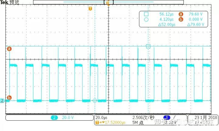 AC115/60Hz，100%load 输出二极管Vds