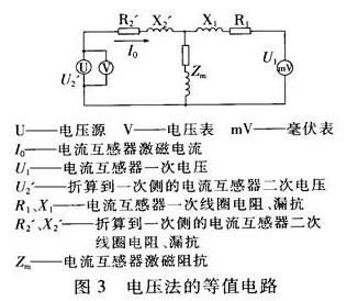 测试讨论电流法和电压法检查电流互感器变比试验的原理和特点