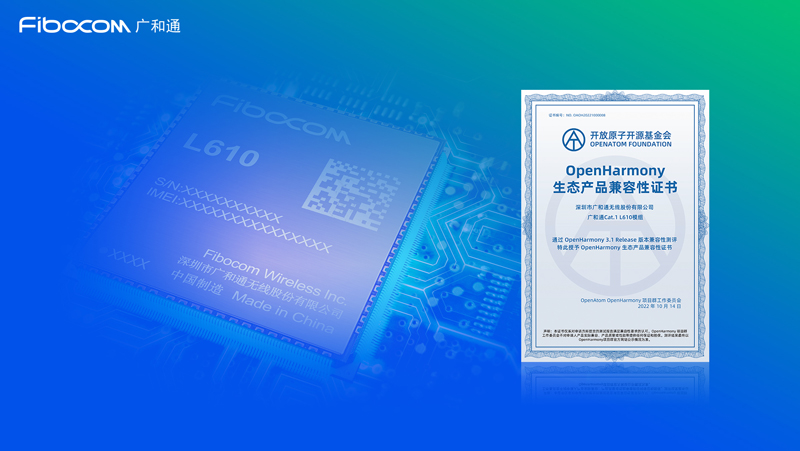 广和通LTE Cat1模组L610通过OpenHarmony兼容性测评
