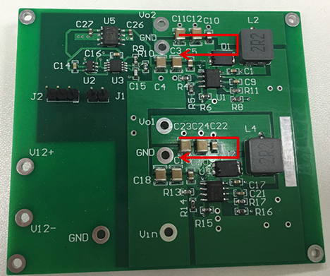 双路输出降压变换器的两种PCB布局介绍
