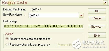 如何对OrCAD原理图中某一个元件进行批量替换
