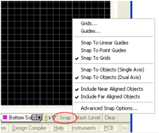 PCB环境下的光标捕获系统使用方法解析