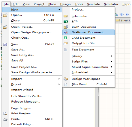 如何在Altium Designer中创建PCB图纸文档