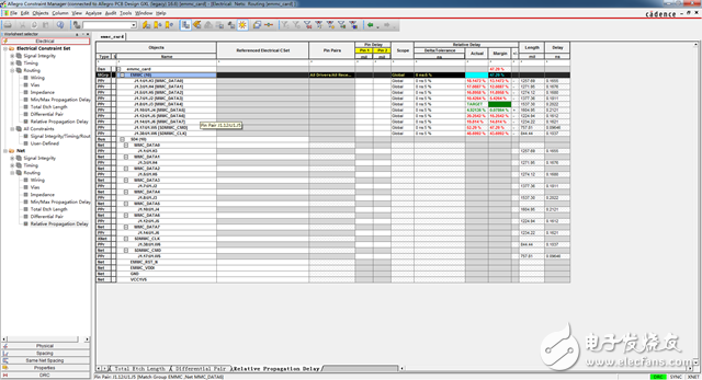 Allegro的通用等长规则设置方法
