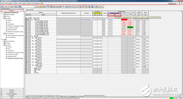 Allegro的通用等长规则设置方法