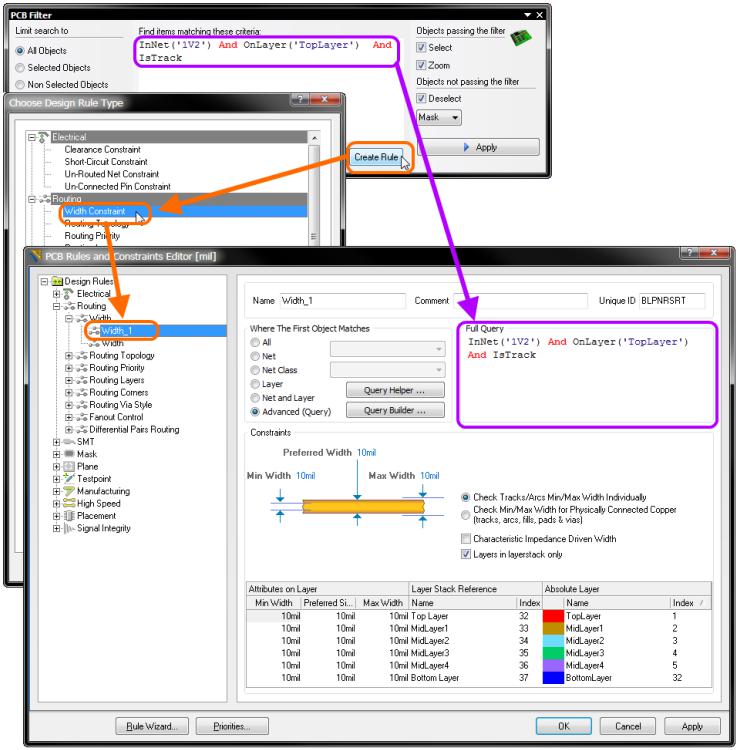 pcb设计之Query语句的应用