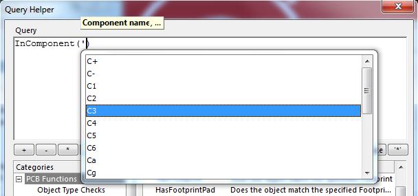 pcb设计之Query语句的应用