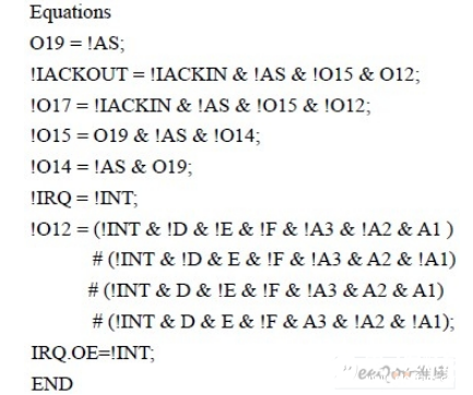基于GAL芯片实现VME总线接口电路的设计流程概述