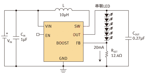 Micrel线性的WLED驱动器设计