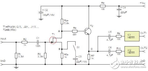 基于555定时器和D类放大器的耳机音频线路驱动器设计