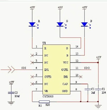 压阶传输技术驱动全彩LED灯的设计
