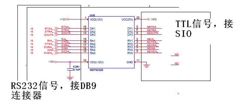 主板串口RS232芯片烧毁问题分析（RS232作用及电路图）