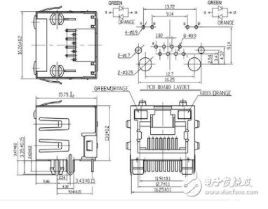 RJ45接口原理和接线方法