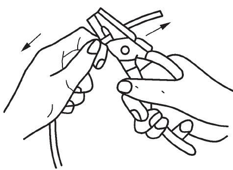 图文详解:导线绝缘层的剥削