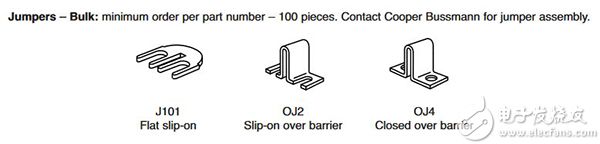 Eaton TB100 系列端子块跳线图片