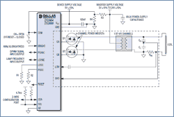 图9. DS3984/DS3988单独驱动和监视每个灯,为LCD电视和PC监视器提供均匀亮度。