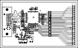 Figure 5. DVI receiver PCB (2.25"e; x 4"e;).