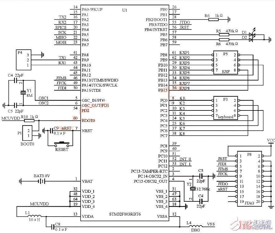 基于STM32F103和nRF24L01的近程无线数传系统设计