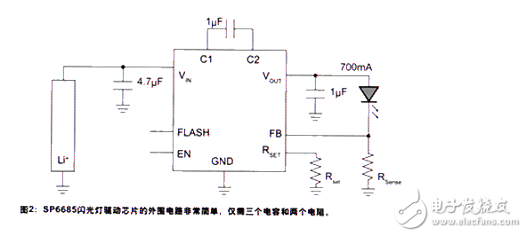 手机相机的LED闪光灯驱动电路