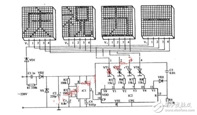 led灯带控制器原理图
