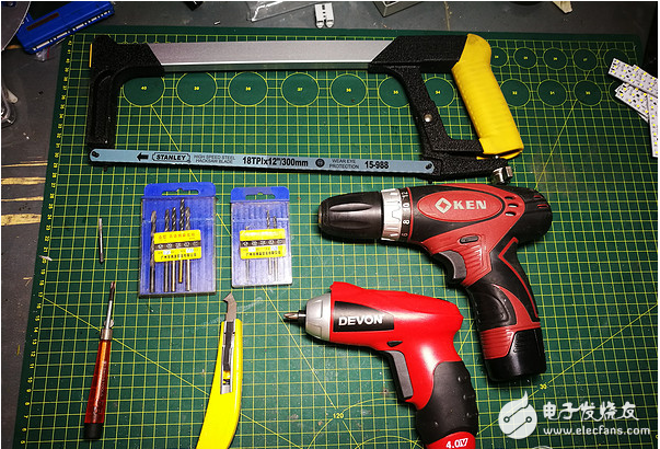 自制小型led补光灯步骤