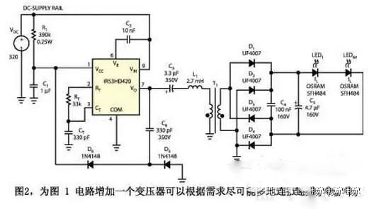 CFL镇流器IC驱动LED应用电路详解