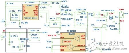 非隔离式升压拓扑的LED驱动器电路