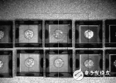 引线键合前将290微米LED黏附至AuSn上