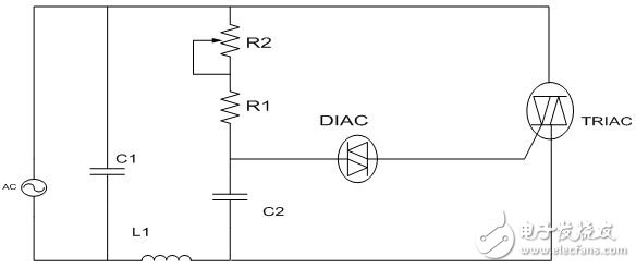 图片说明：前沿可控硅调光器