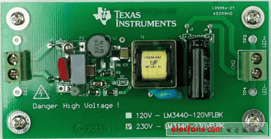 德州仪器推首款非调光LED照明双模式离线控制器