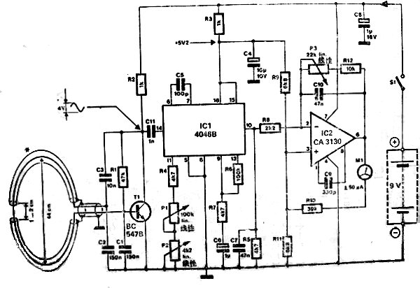 自制简易金属探测器