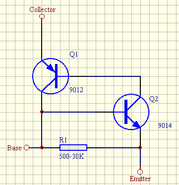 单向可控硅的分立元件实现图