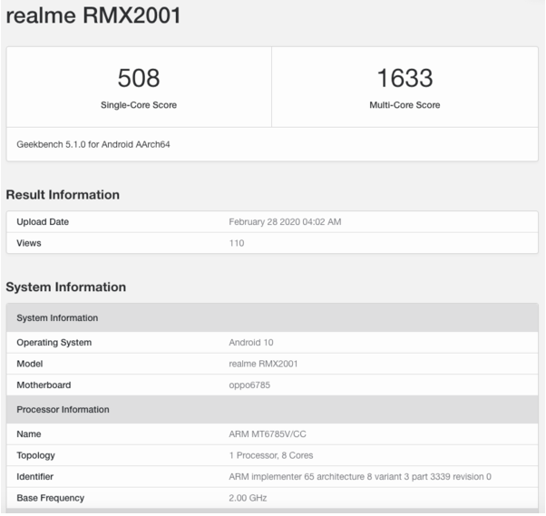 realme 6系列即将发布该机搭载联发科Helio G90芯片辅以8GB运存