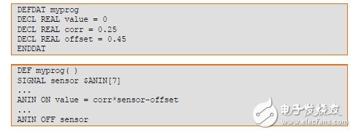库卡机器人模拟量输入输出编程步骤及方法