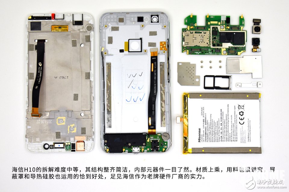 为拆疯 2000万大像素美拍 海信H10拆解