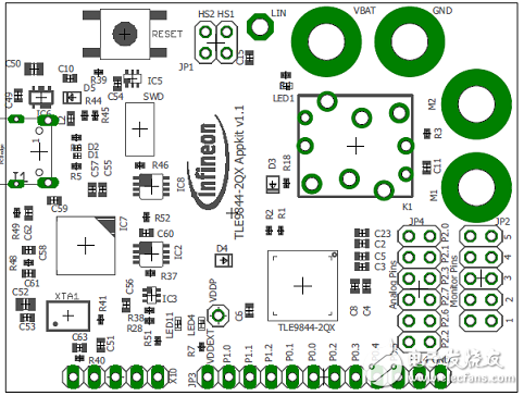 详解Infineon公司的TLE9844-2QX的原理及设计