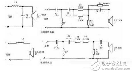 详解几款常用分频器及音箱分频器电路图