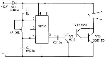 摩托车（电动车）电子喇叭的制作