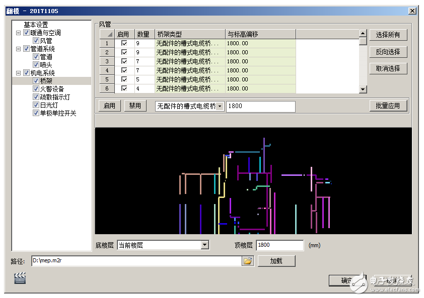 4.3.2 桥架翻模