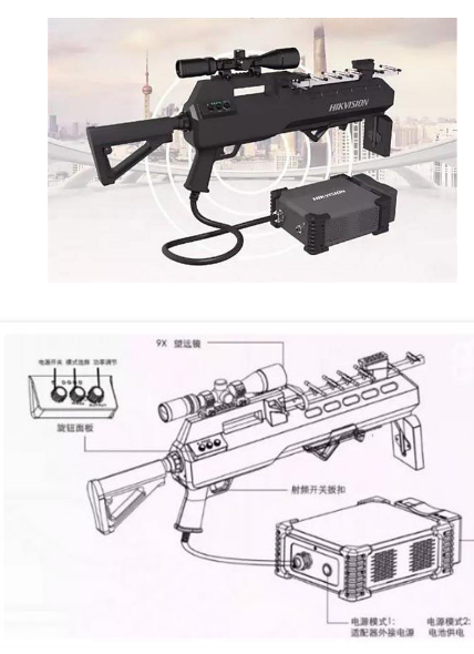 UAV-D04JA ：通过压制无人机和遥控器之间的通讯，迫降无人机