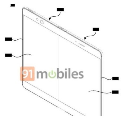 OPPO折叠专利曝光采用铰链折叠的方式打开后的手机像是一块平版电脑