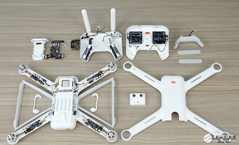 小米无人机对比精灵3s拆解